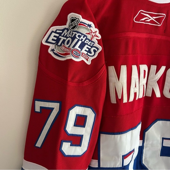 Vintage Andrei Markov 79 Candiens de Montreal Jersey Match des Étoiles STRAP - Picture 11 of 16